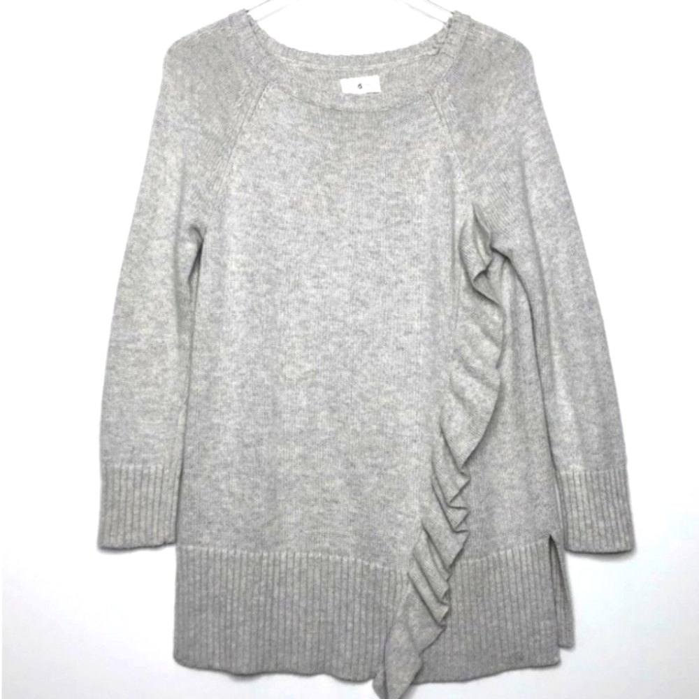 LOU & GREY Ruffle Tunic Sweater - Picture 2 of 6